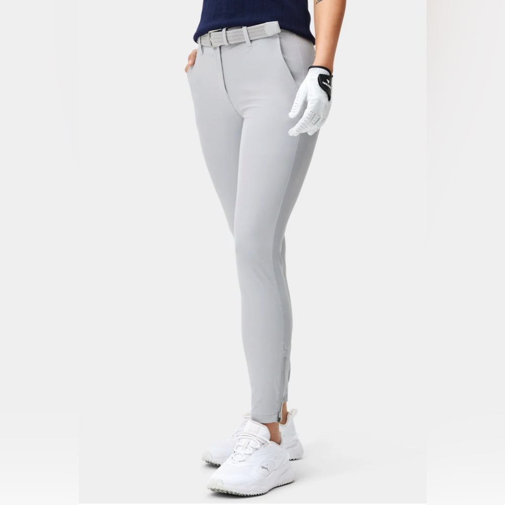 NWT - Macade Light Grey Four-Way Stretch Jogger Slim Fit Pants - 34L